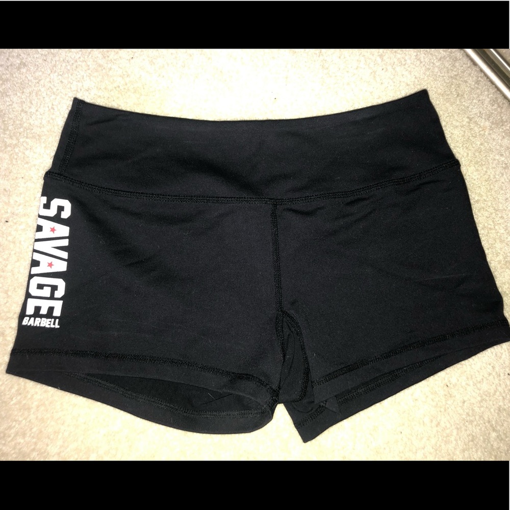 Savage barbell black shorts